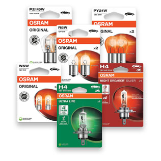 Automobilinėms lemputėms OSRAM