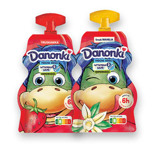 Jogurtinis užkandis DANONKI (2 rūšių), 70 g