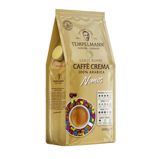 Kavos pupelės TEMPELMANN NOMOS CREMA, 1 kg