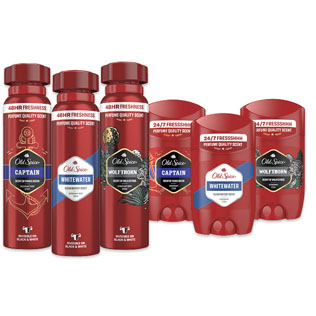 Piešt. arba puršk. dezodorantas OLD SPICE (6 rūšių), 50 ml, 150 ml.