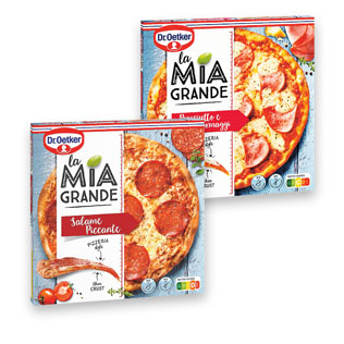 Šaldyta pica LA MIA GRANDE (2 rūšių), 380 g, 400 g