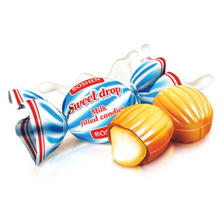 Ukrainian Sweets ROSHEN Milk Chocolate Candy "Krock"