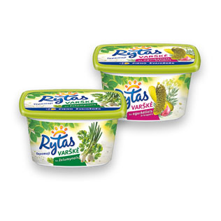 Tepamoji varškė RYTAS (2 rūšių), 130 g