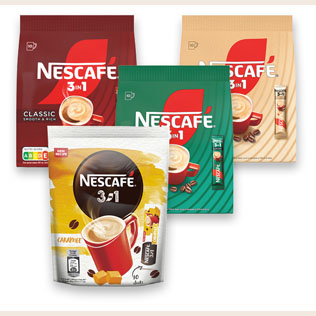 Tirpusis kavos gėrimas NESCAFE 3IN1 (4 rūšių), 160 g, 165 g, 180 g