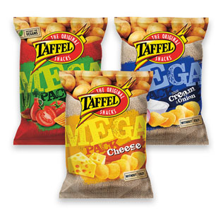 Traškučiai TAFFEL MEGA PACK (3 rūšių), 250 g