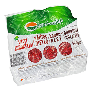 Virti burokai vakuuminėje pakuotėje, 500 g/pak.