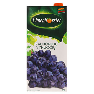 Raudonųjų vynuogių sulčių gėrimas ELMENHORSTER, 2 l