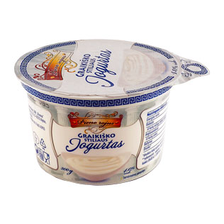 Graikiško stiliaus jogurtas PIENO ROJUS, 4% rieb., 200 g