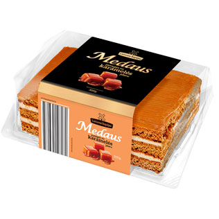 Medaus pyragas su karamelės įdaru LIETUVOS KEPĖJAS, 300 g/pak.
