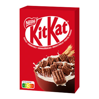 Pusryčių dribsniai NESTLE KIT KAT, 330 g