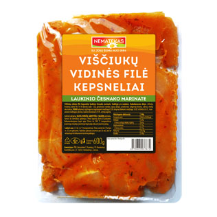 Viščiukų vidinės filė kepsneliai laukinių česnakų marinate, 600 g